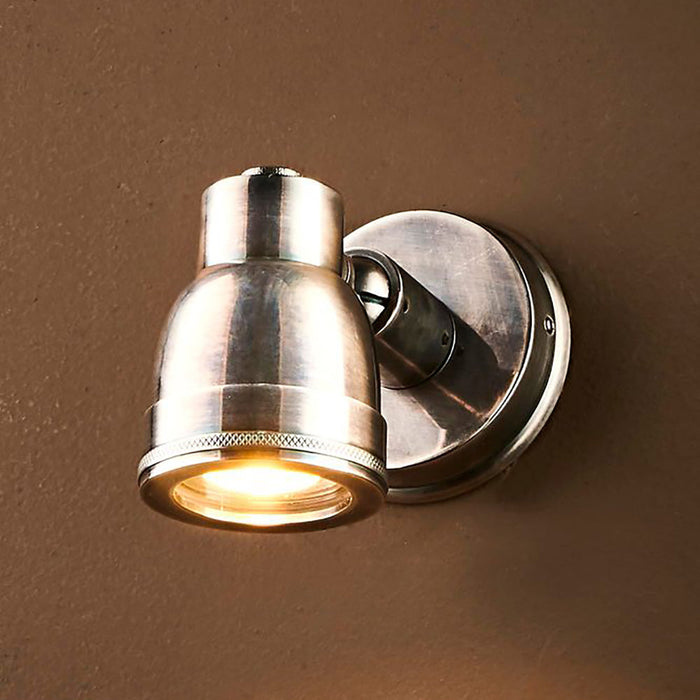Buy Exterior Wall Lights Australia Pasco Outdoor Wall Lamp Antique Silver - ELPIM52206AS
