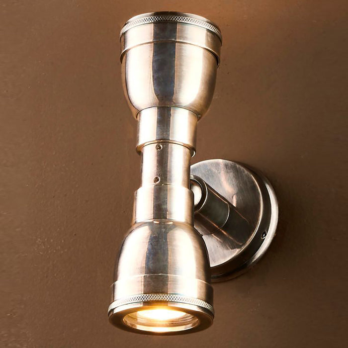 Buy Up / Down Wall Lights Australia Bayport Up-Down Wall Light Antique Silver - ELPIM31165AS