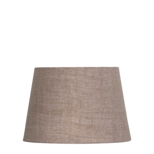Buy Lamp Shades Australia Medium Oval Lamp Shade (14x9 x 11x6 x9 H) - Light Natural Linen - Linen Lamp Shade - ELSZOVAL14LLEU