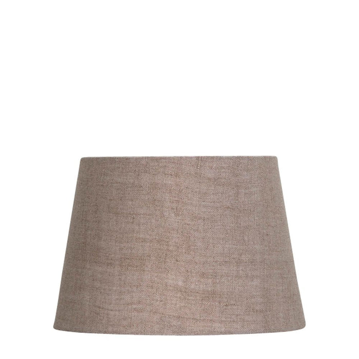 Buy Lamp Shades Australia Medium Oval Lamp Shade (14x9 x 11x6 x9 H) - Light Natural Linen - Linen Lamp Shade - ELSZOVAL14LLEU