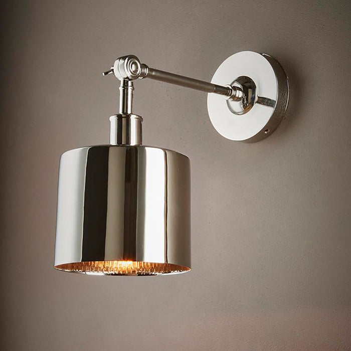Buy Wall Sconce Australia Portofino Wall Lamp Shiny Nickel - ELPRTFWL15SN