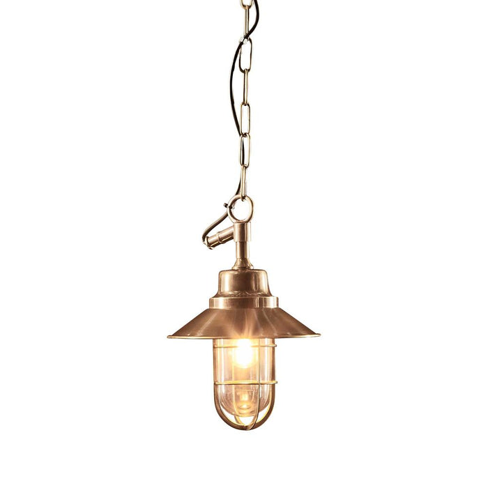 Buy Outdoor Pendant Lights Australia Rutherford Outdoor 1 Light Pendant Brass - ELPIM51277AB