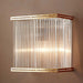 Buy Wall Sconce Australia Verre Rectangular Glass Wall Light Brass - ELJE13654B
