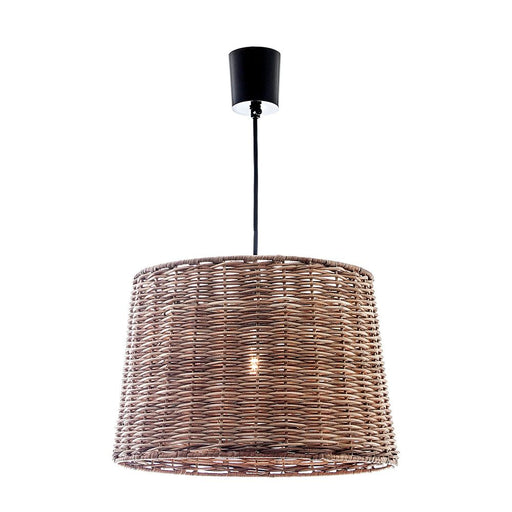 Buy Pendant Lights Australia Rattan Round 1 Light Pendant Large - ELPYYWKLOOWW