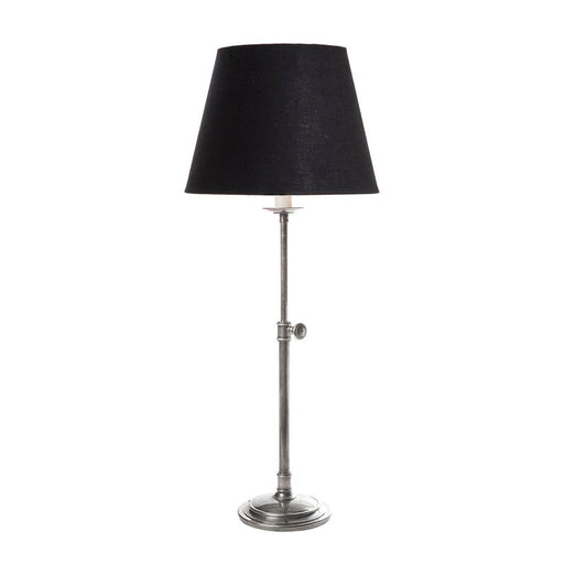 Buy Table Lamps Australia Davenport 1 Light Table Lamp Base Only - Antique Silver - ELPIM59910AS