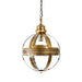 Buy Pendant Lights Australia Saxon 1 Light Pendant Small Antique Brass - ELCITWRT18SAB
