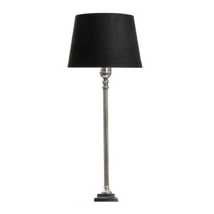 Buy Table Lamps Australia Crawford Table Lamp Base Only - Antique Silver - ELPIM56984AS