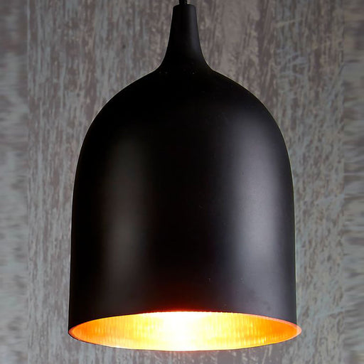 Buy Pendant Lights Australia Lumi-R 1 Light Pendant Black Label Copper - ELLUM27BLKCOP