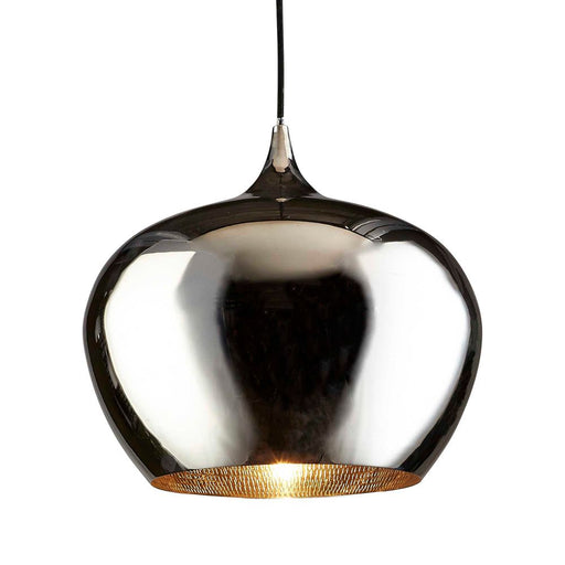 Buy Pendant Lights Australia Licquer 1 Light Pendant Shiny Nickel - ELLIC38SHNIC