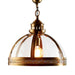 Buy Pendant Lights Australia Winston 1 Light Pendant Antique Brass Medium - ELCITFR3790B