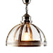 Buy Pendant Lights Australia Winston 1 Light Pendant Shiny Nickel Medium - ELCITFR3790SH