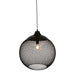 Buy Pendant Lights Australia Carlo Large Pendant Light Black Metal - ELZR6359BB
