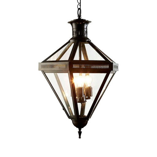 Buy Pendant Lights Australia Rockefella 3 Light Pendant Black - ELCITFR3976FLBR