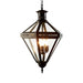 Buy Pendant Lights Australia Rockefella 3 Light Pendant Black - ELCITFR3976FLBR