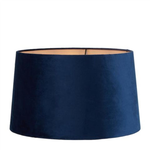 Buy Lamp Shades Australia XL Drum Lamp Shade (18x16x10.5 H) - Royal Blue - Velvet Lamp Shade - ELSZ1816105BLEU