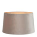 Buy Lamp Shades Australia XL Drum Lamp Shade (18x16x10.5 H) - Mist Grey - Velvet Lamp Shade - ELSZ1816105GYEU