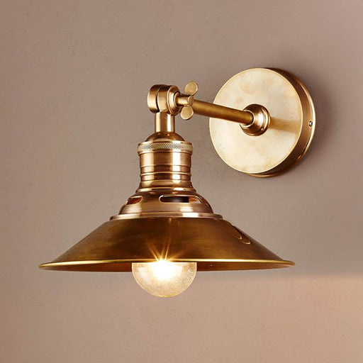 Buy Wall Sconce Australia Bristol 1 Light Sconce Antique Brass - ELPIM59922AB