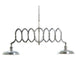 Buy Pendant Lights Australia Brentwood Double Scissor 2 Light Pendant - ELPIM50889AS