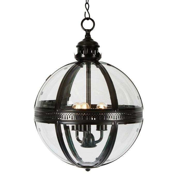 Buy Pendant Lights Australia Saxon 3 Light Pendant Large Black - ELCITWRT18BLK