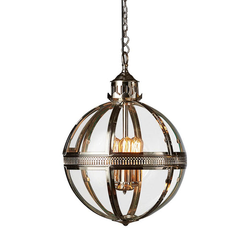 Buy Pendant Lights Australia Saxon 3 Light Pendant Medium Shiny Nickel - ELCITWRT18MAS