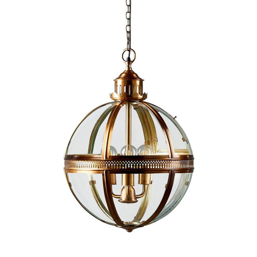 Buy Pendant Lights Australia Saxon 3 Light Pendant Medium Antique Brass - ELCITWRT18MAB