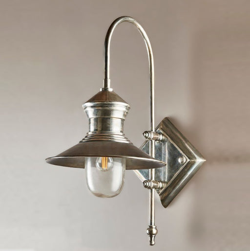 Buy Exterior Wall Lights Australia St James Outdoor Wall Lamp Antique Silver - ELPIM59526AS