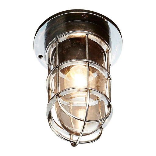 Buy Bunker Lights Australia Emerald 1 Light Outdoor Ceiling Light Antique Silver - ELPIM50392AS