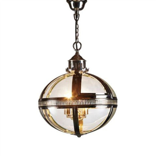 Buy Pendant Lights Australia Oxford 3 Light Pendant Shiny Nickel - ELCITFR3793NKL
