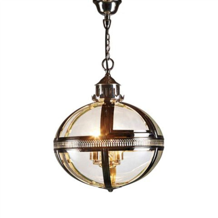 Buy Pendant Lights Australia Oxford 3 Light Pendant Shiny Nickel - ELCITFR3793NKL