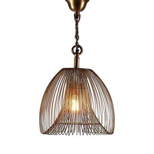 Buy Pendant Lights Australia Baker Small 1 Light Pendant Gold - ELCITFR4350SGLD