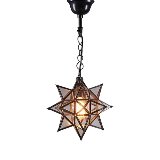 Buy Pendant Lights Australia Star 1 Light Pendant Small - ELCITFR43037BRZ
