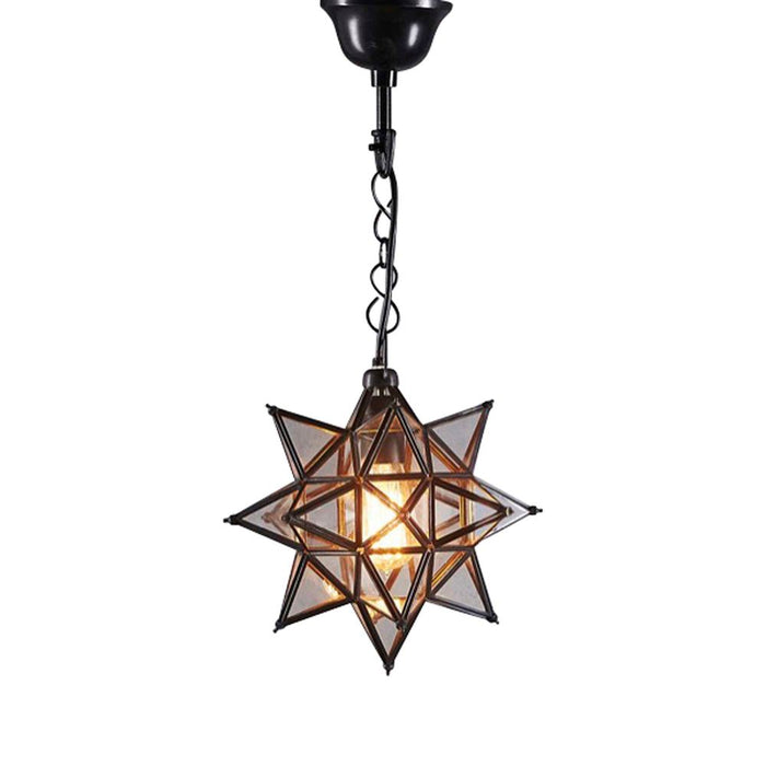 Buy Pendant Lights Australia Star 1 Light Pendant Small - ELCITFR43037BRZ