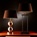 Buy Table Lamps Australia Diesel Stacked Ball Table Lamp Base Only - Shiny Nickel - ELSB21844