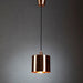 Buy Pendant Lights Australia Portofino Medium 1 Light Metal Drum Pendant Shiny Copper - ELPRTF23COP