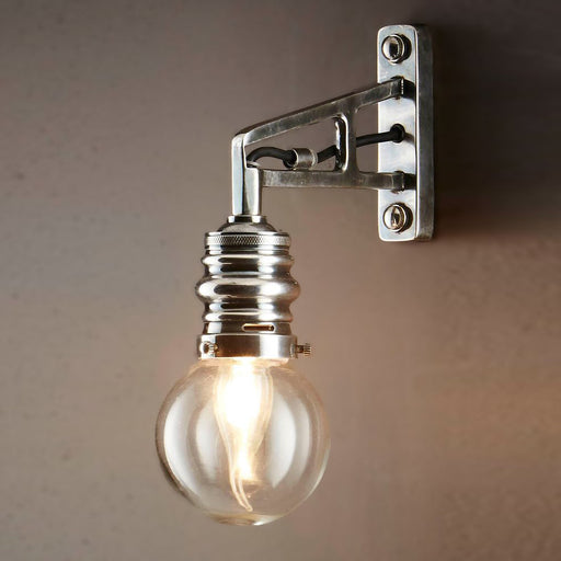 Buy Exterior Wall Lights Australia Carlton Outdoor Wall Lamp Silver - ELPIM51517AS