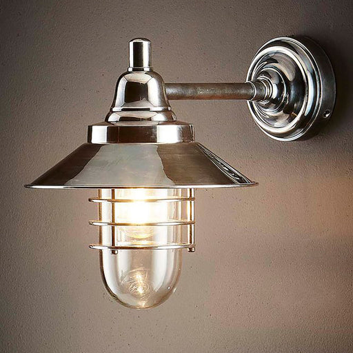 Buy Exterior Wall Lights Australia Clark Outdoor Wall Lamp Antique Silver - ELPIM51368AS
