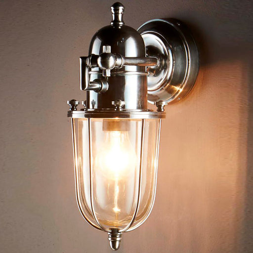 Buy Exterior Wall Lights Australia Chapel Outdoor Outdoor Wall Lamp Silver - ELPIM51548AS