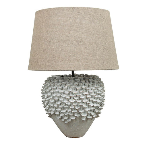 Buy Table Lamps Australia Warwick Glazed Coral Ceramic Table Lamp Base Only - ELTIQ102689