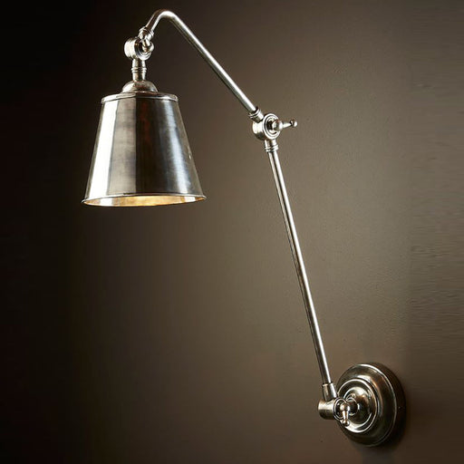 Buy Swing Arm Wall Lights Australia Cromwell Wall Lamp Antique Silver - ELPIM51341AS