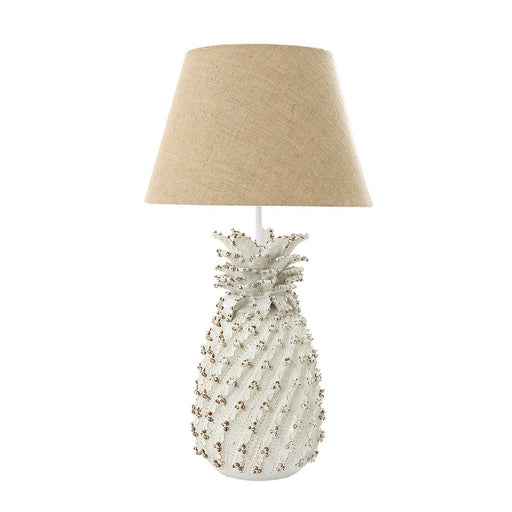 Buy Table Lamps Australia Pineapple Glazed Pineapple Ceramic Table Lamp Base Only - White - ELTIQ10789