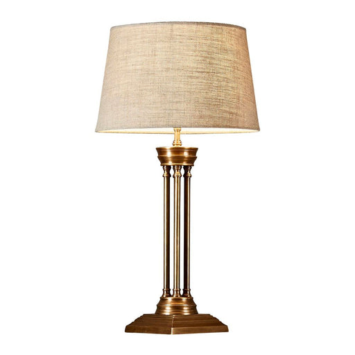 Buy Table Lamps Australia Hudson Table 4 Pillar Table Lamp Base Only Brass - ELPIM30070AB