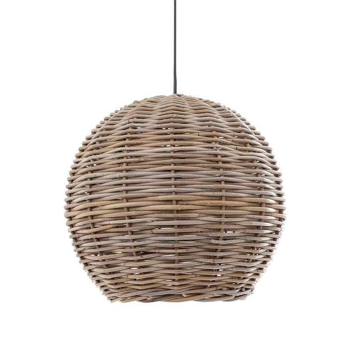 Buy Pendant Lights Australia Rattan Round 1 Light Pendant 400mm - ELVAN223