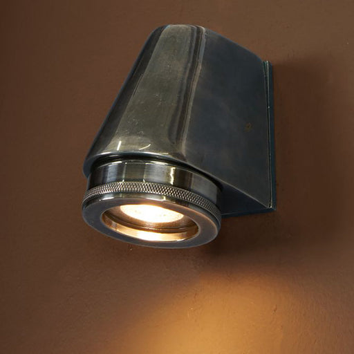 Buy Exterior Wall Lights Australia Seaman Outdoor Wall Lamp Antique Silver - ELPIM50655AS