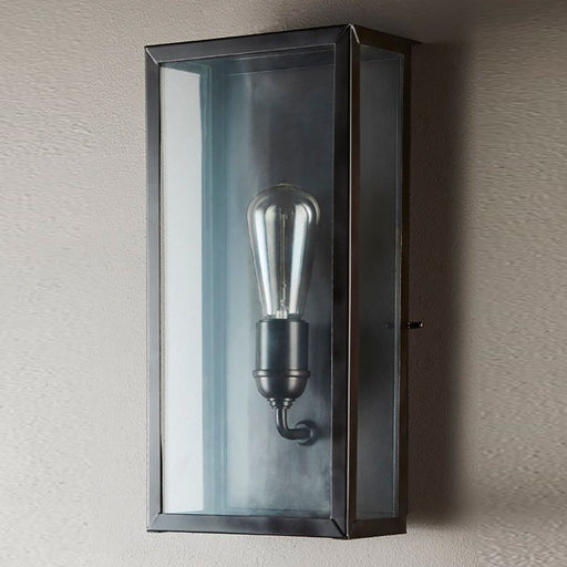 Buy Outdoor Wall Lanterns Australia Goodman Outdoor Lantern Wall Lamp Black - ELPIM51693FLBR