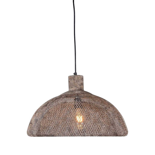 Buy Pendant Lights Australia Valentino Large Pendant Light Brown Metal - ELZR6355B