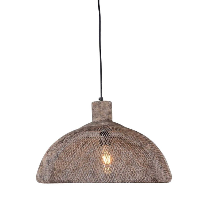 Buy Pendant Lights Australia Valentino Large Pendant Light Brown Metal - ELZR6355B