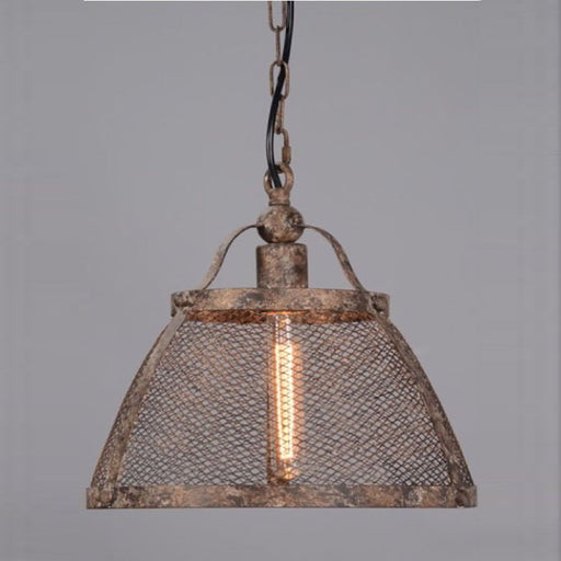 Buy Pendant Lights Australia Lorenzo Large 1 Light Pendant Rustic - ELZR6344M