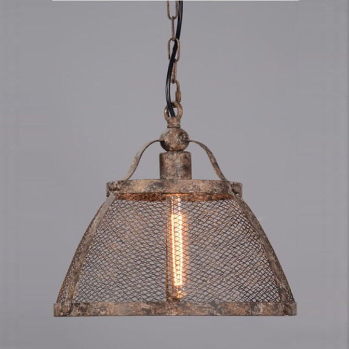 Buy Pendant Lights Australia Lorenzo Large 1 Light Pendant Rustic - ELZR6344M