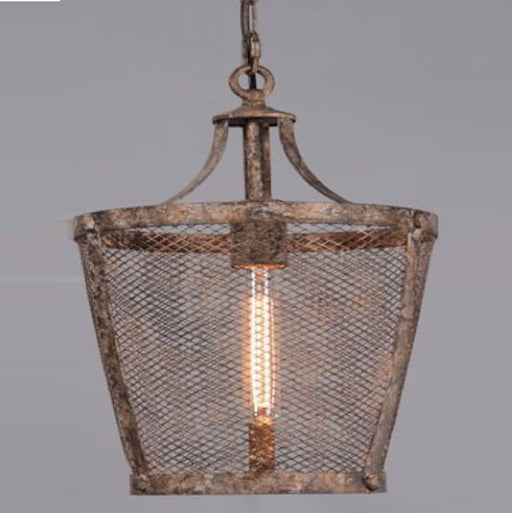 Buy Pendant Lights Australia Fabio Large 1 Light Pendant Rustic - ELZR6339M
