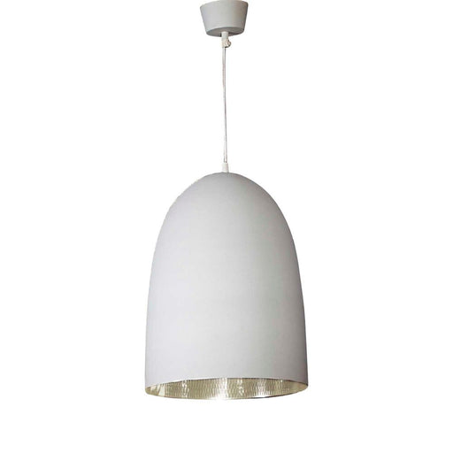 Buy Pendant Lights Australia Washington 1 Light Pendant White Silver - ELWST20WHTSIL
